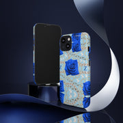 Blue and White Phone Case