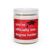 Red and White Graduation Scented Candles 9oz