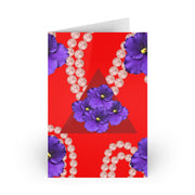 Red and White Greeting Cards (10-pcs)