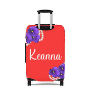 Delta Red and White Personalized Luggage Cover