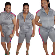 Grey-bow Tracksuit
