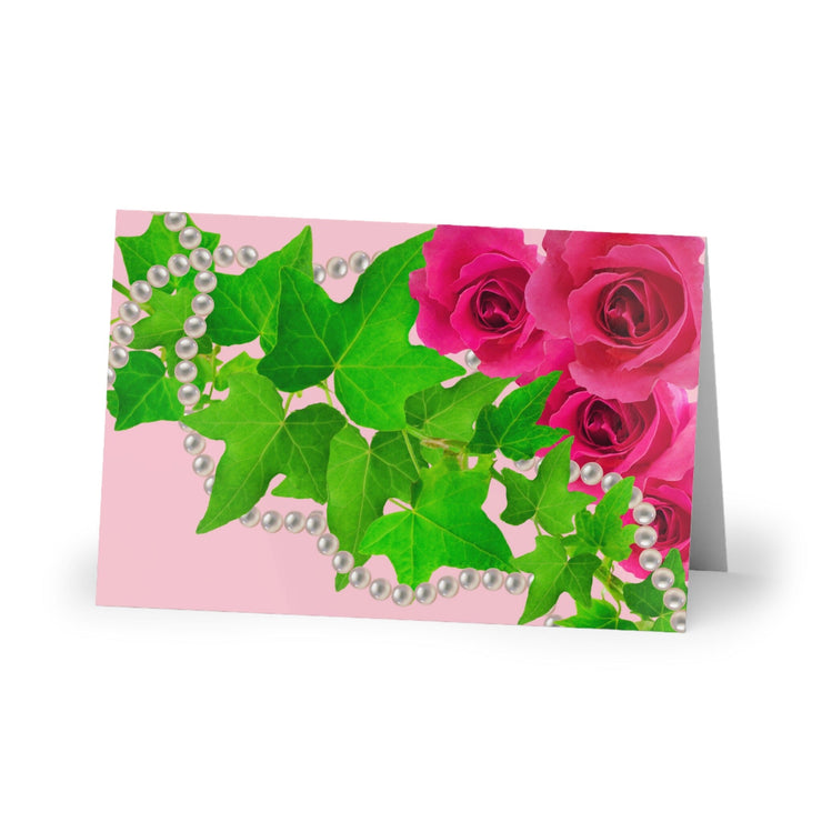 Ivy and Pearls Greeting Cards (10-pcs)