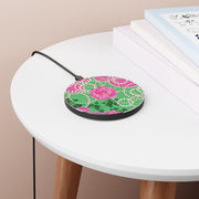 PNK Signature Pink & Green Wireless Charger