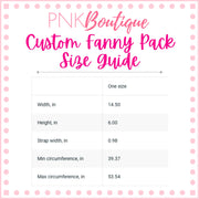 PNK Signature Pink & Green Fanny Pack
