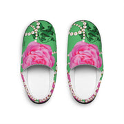 PNK Signature Pink & Green Women's Indoor Slippers