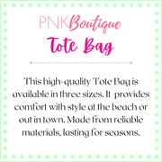 Signature 2 Pink & Green Tote Bag