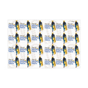 2024 Graduates Blue and Gold Wrapping Paper
