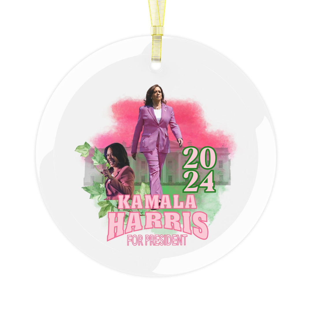 2024 Kamala Harris Glass Ornament