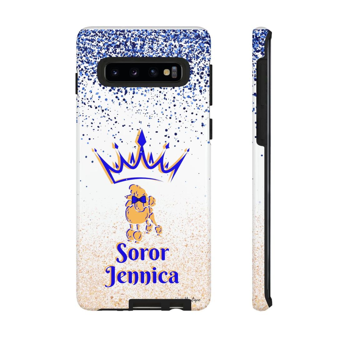 Blue and Gold Personalized Phone Case