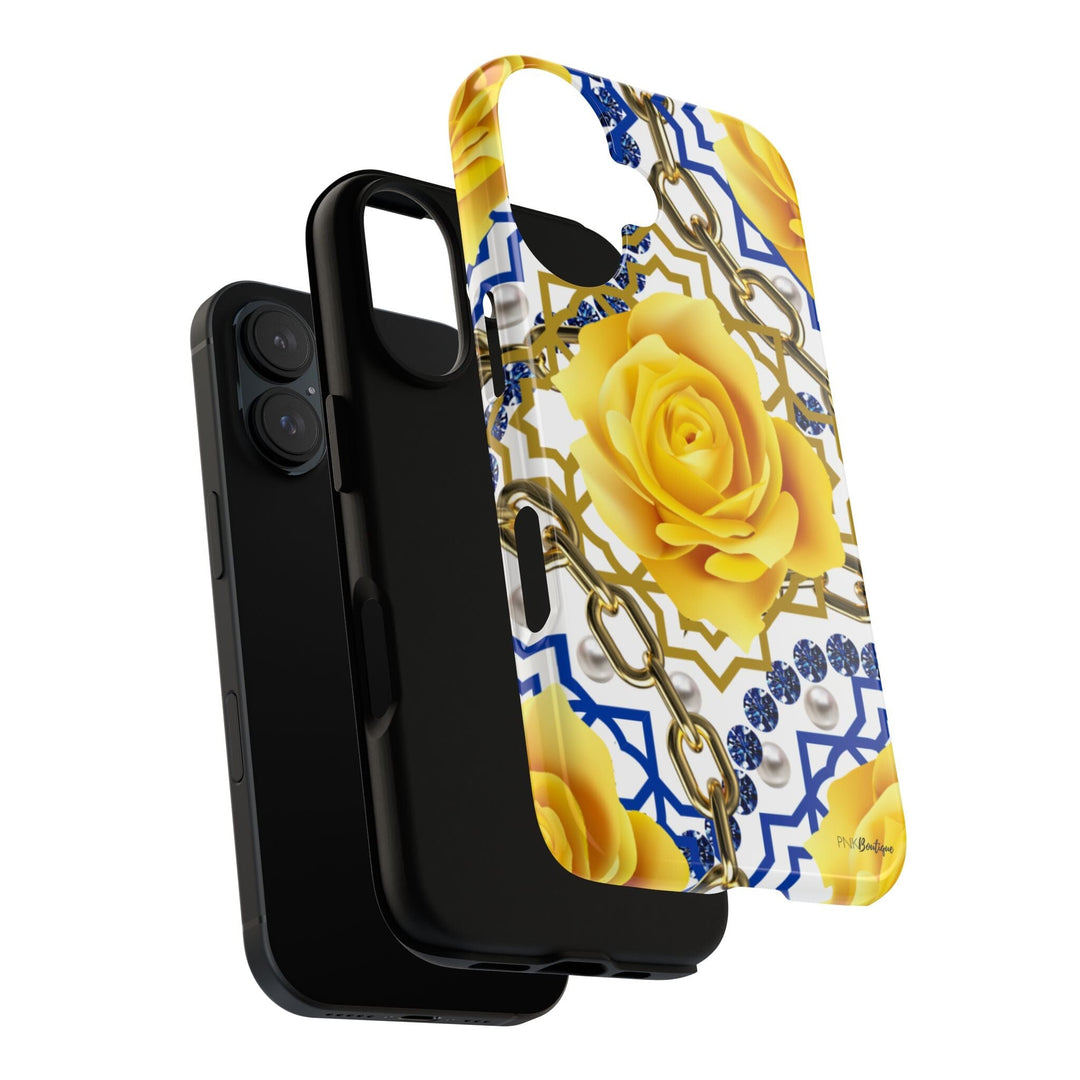 Blue and Gold Phone Case