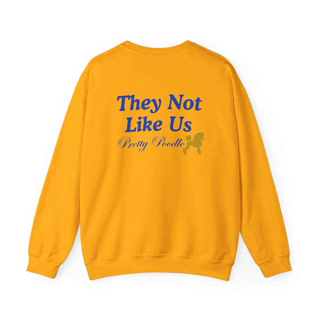 Custom Blue and Gold Homecoming Crewneck Sweatshirt