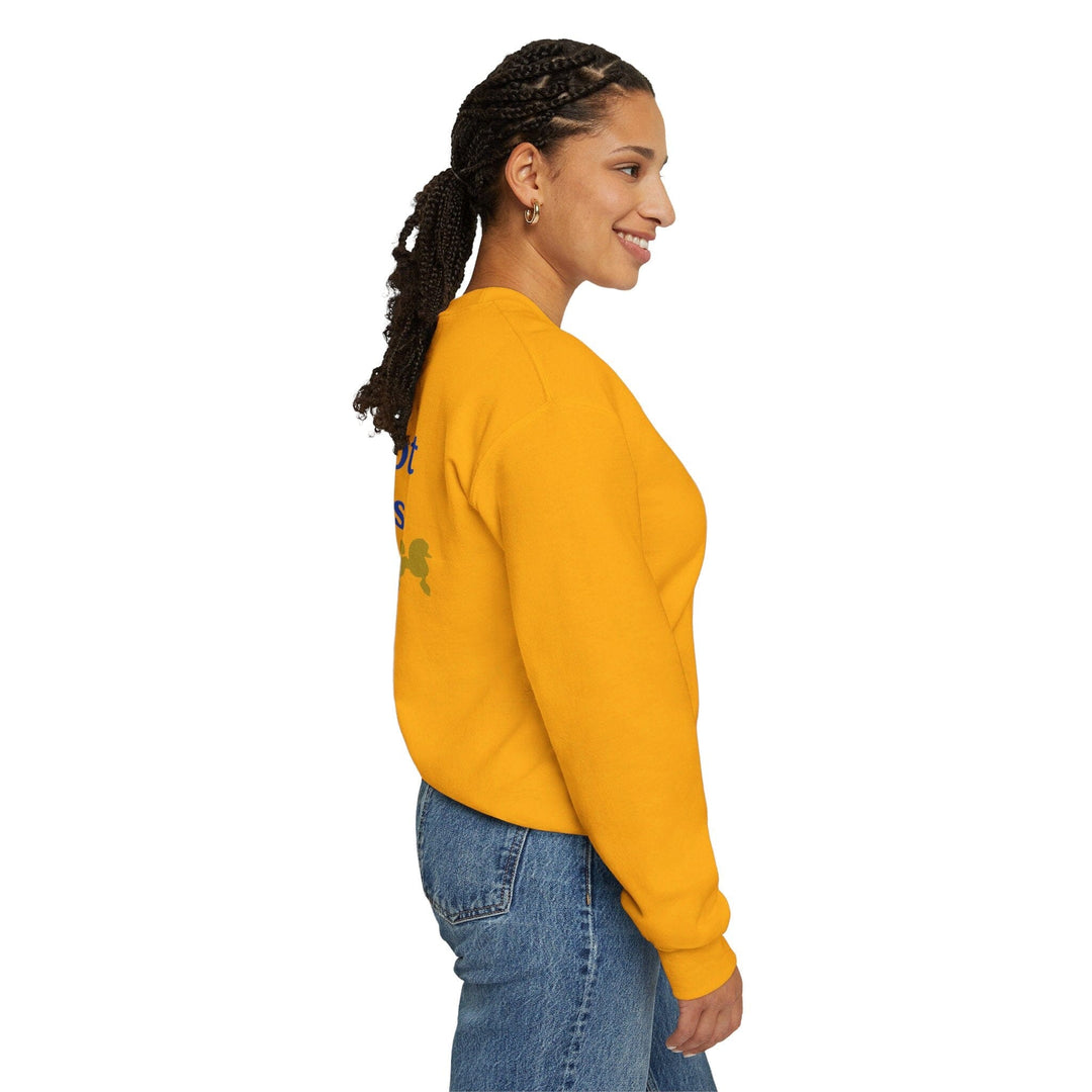 Custom Blue and Gold Homecoming Crewneck Sweatshirt