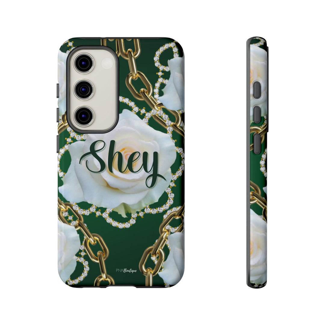 Custom Green and White Links Phone Case