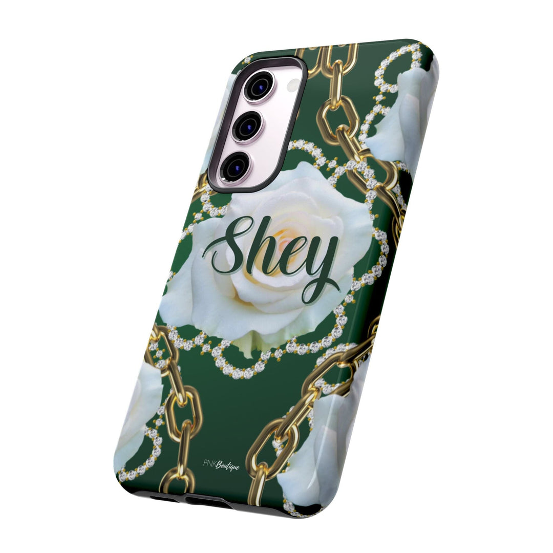 Custom Green and White Links Phone Case