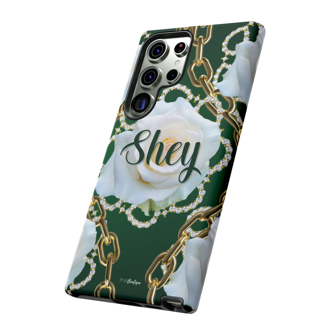 Custom Green and White Links Phone Case