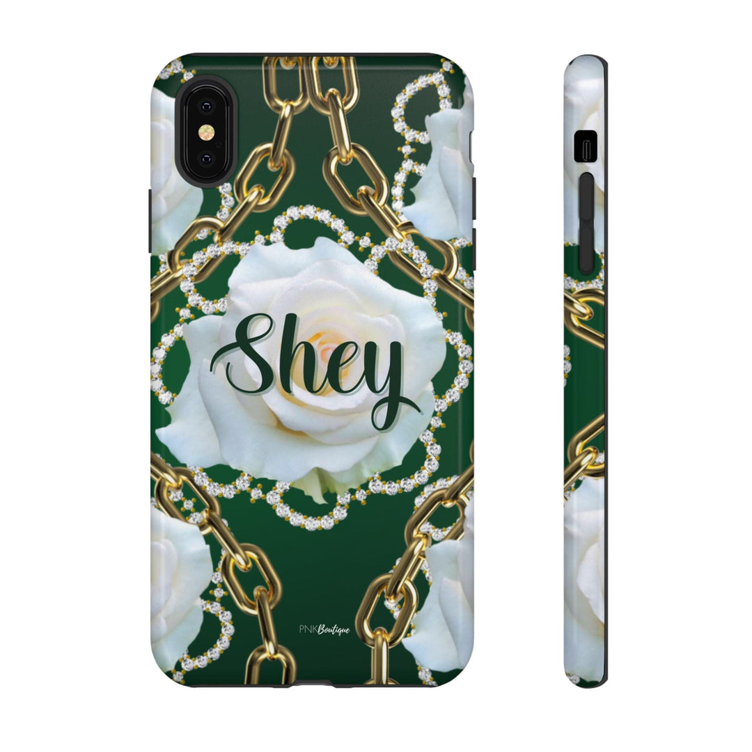 Custom Green and White Links Phone Case