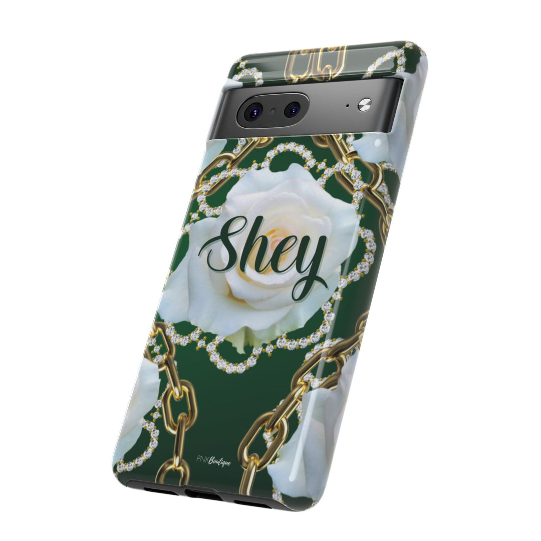 Custom Green and White Links Phone Case