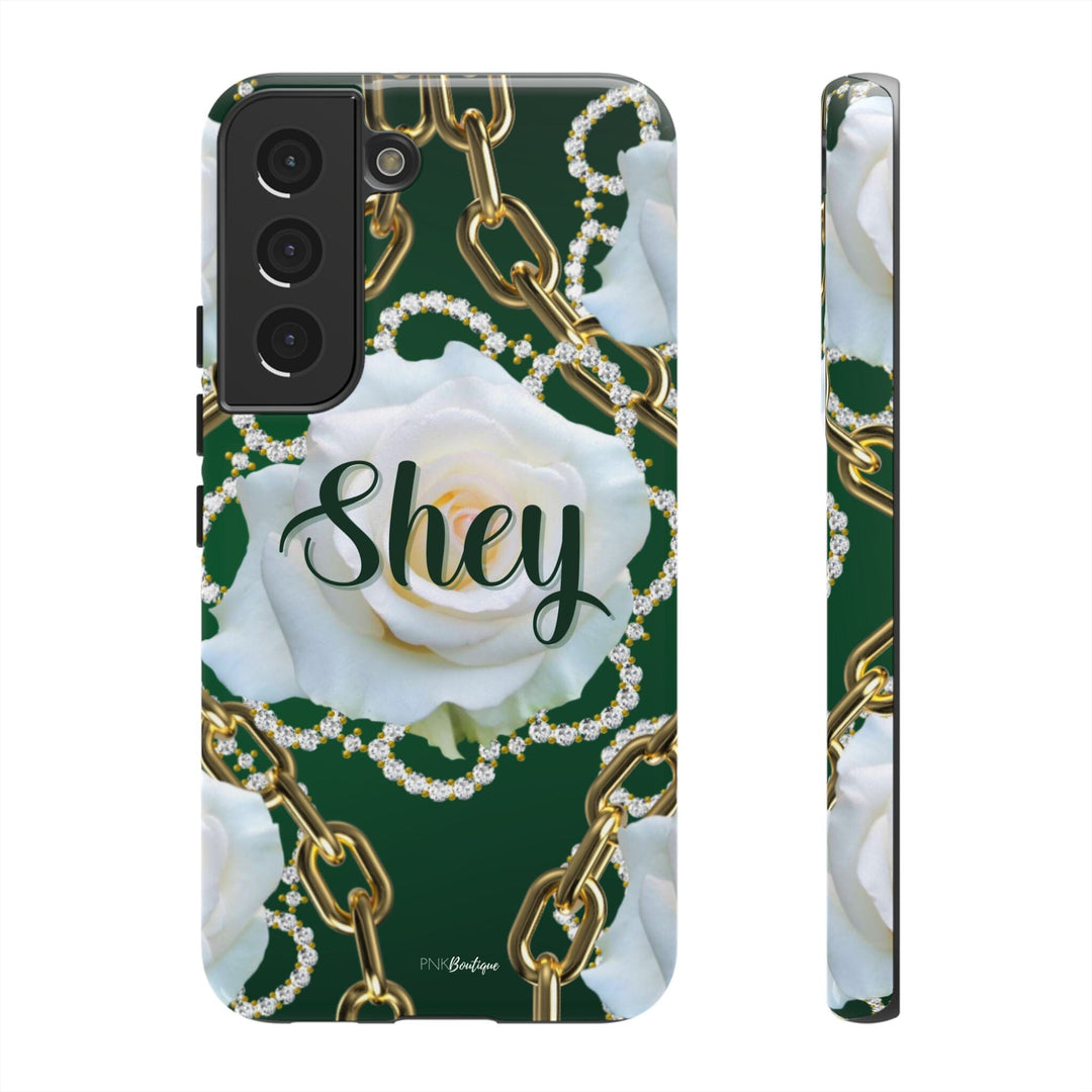 Custom Green and White Links Phone Case