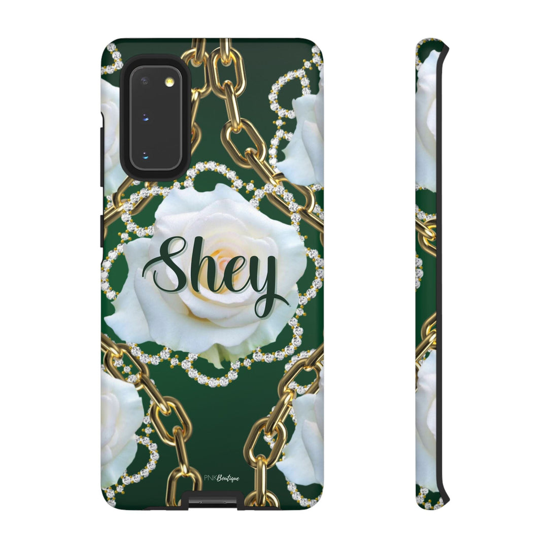 Custom Green and White Links Phone Case