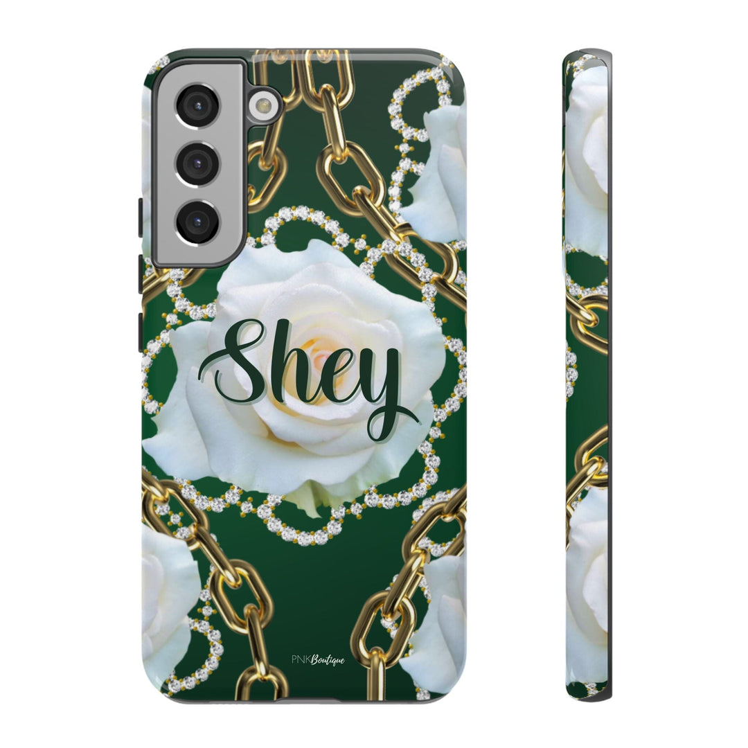 Custom Green and White Links Phone Case