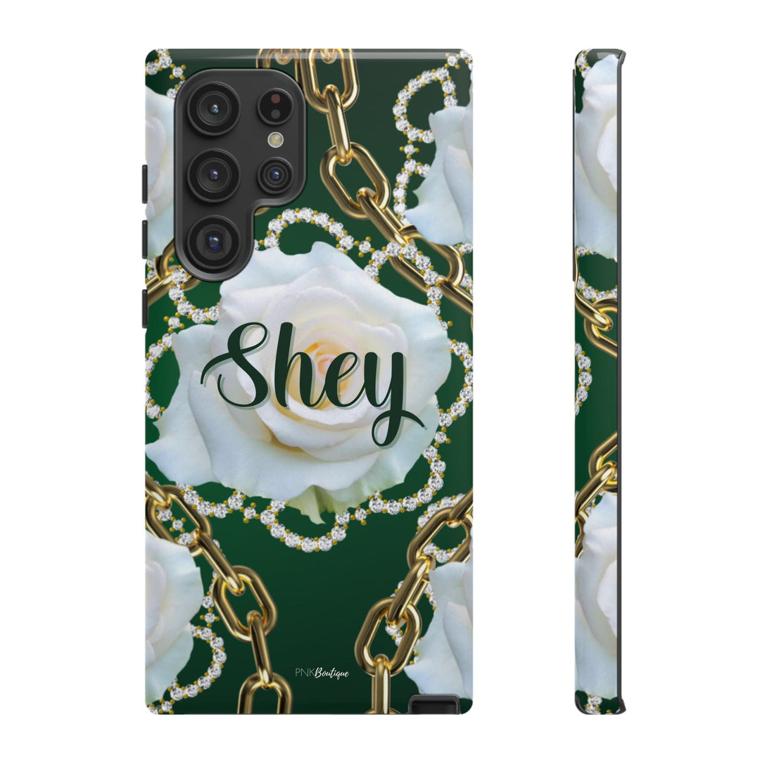 Custom Green and White Links Phone Case