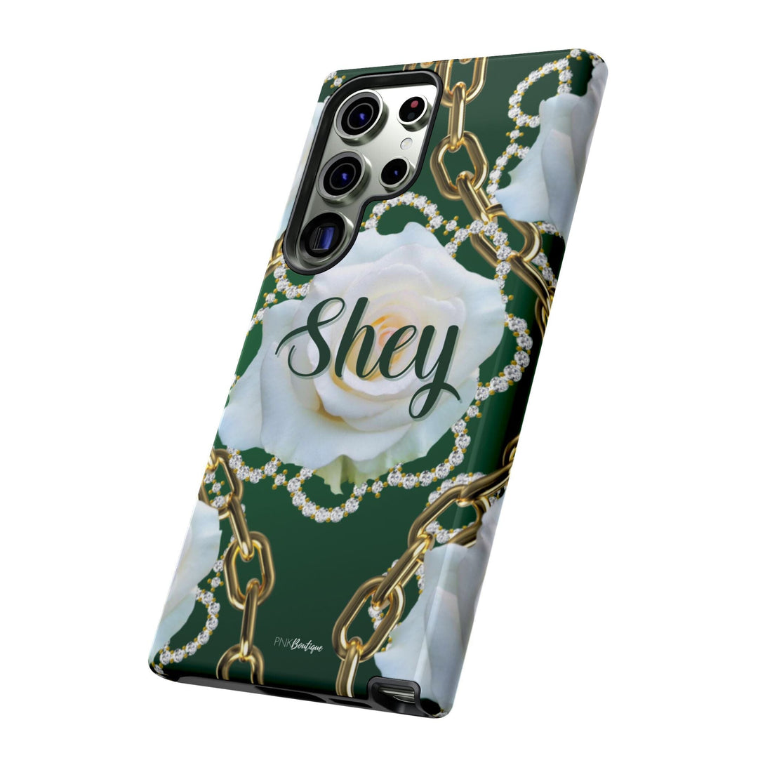 Custom Green and White Links Phone Case