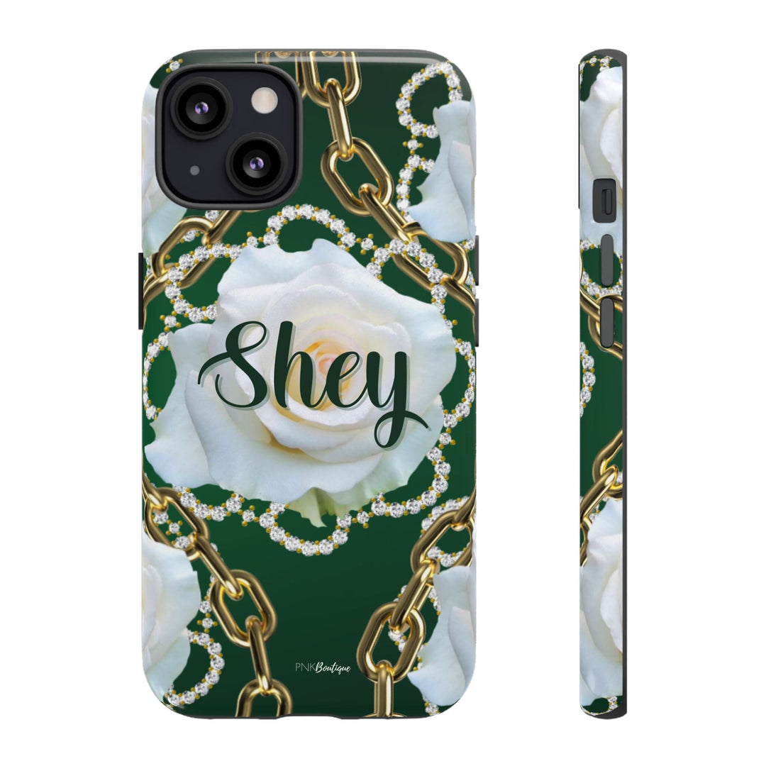 Custom Green and White Links Phone Case