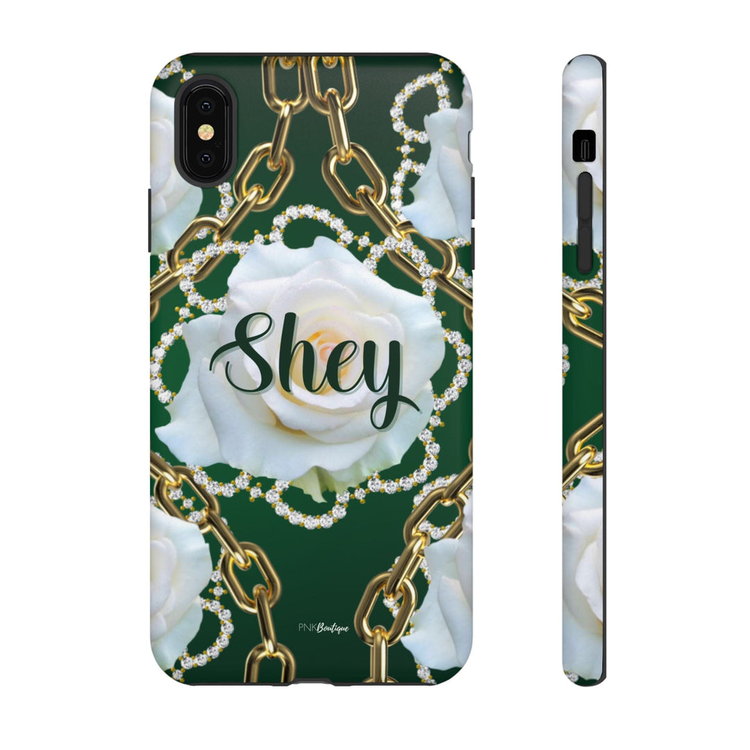 Custom Green and White Links Phone Case