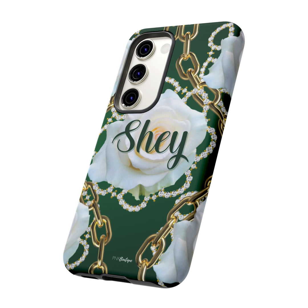 Custom Green and White Links Phone Case