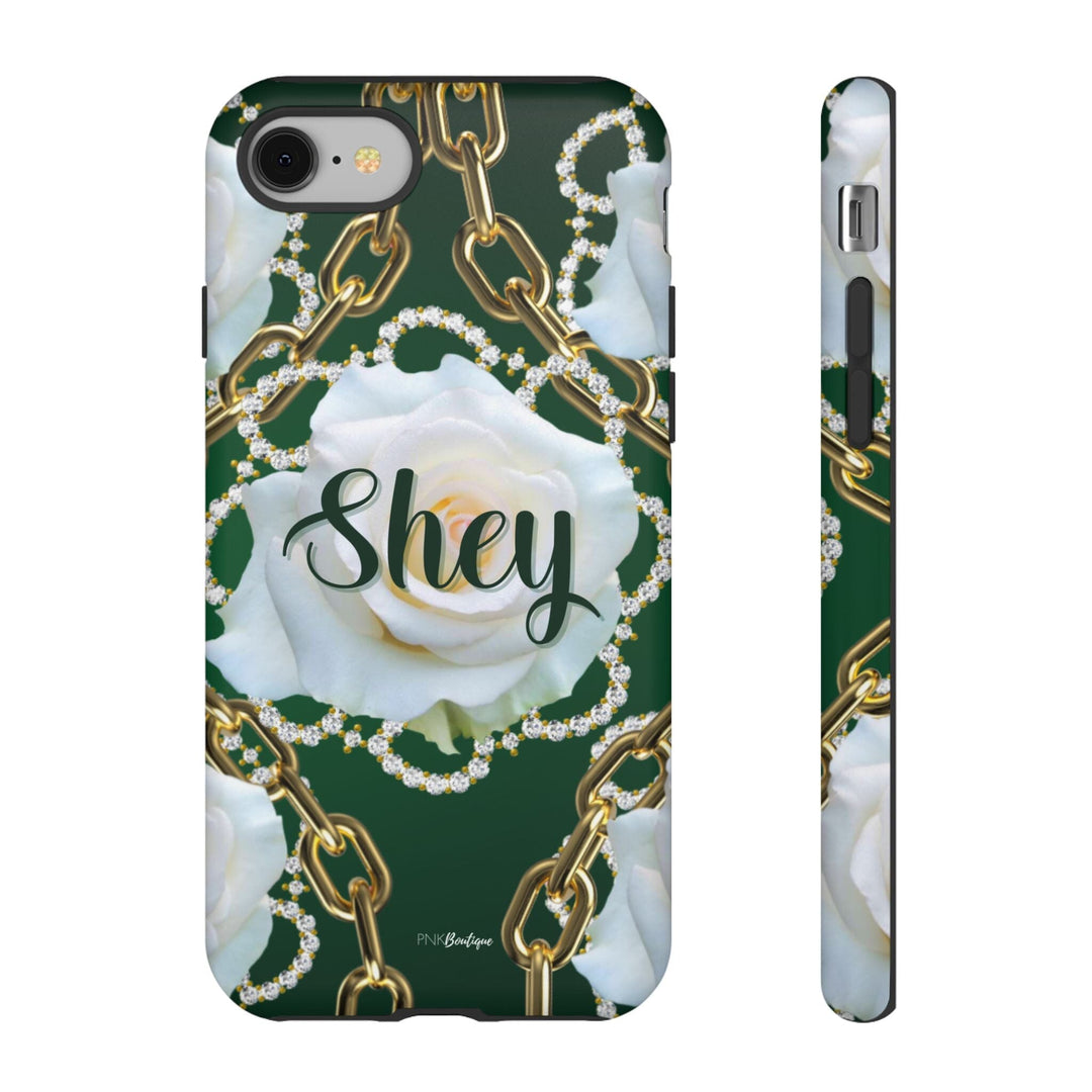 Custom Green and White Links Phone Case