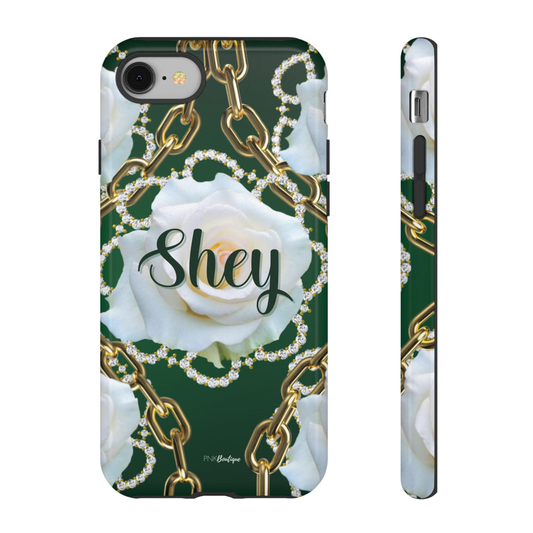 Custom Green and White Links Phone Case