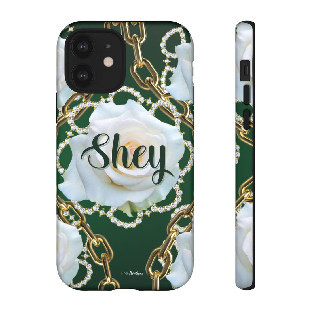 Custom Green and White Links Phone Case