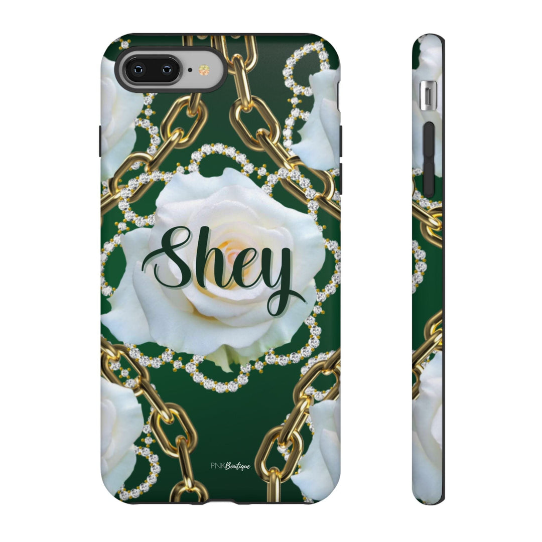 Custom Green and White Links Phone Case