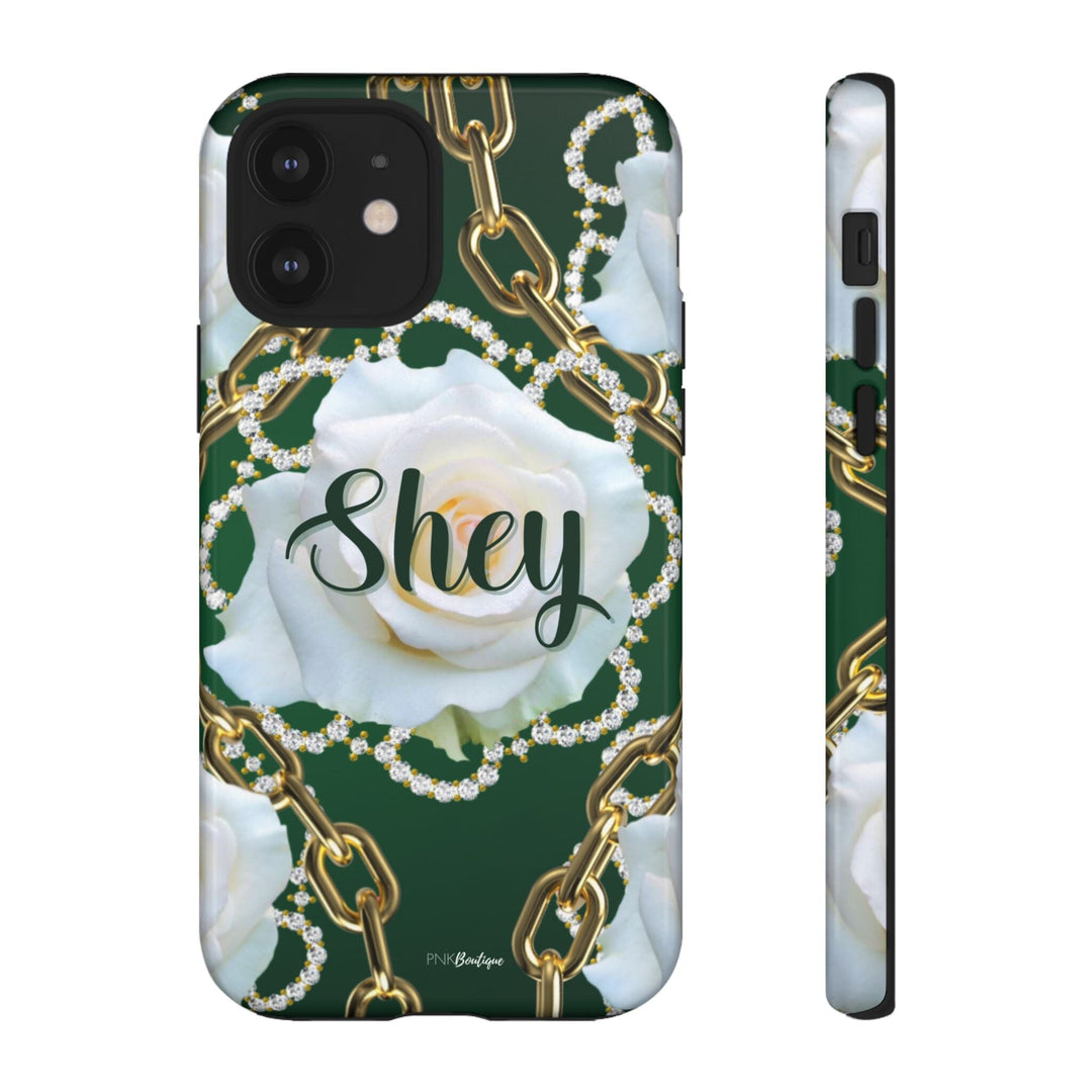 Custom Green and White Links Phone Case