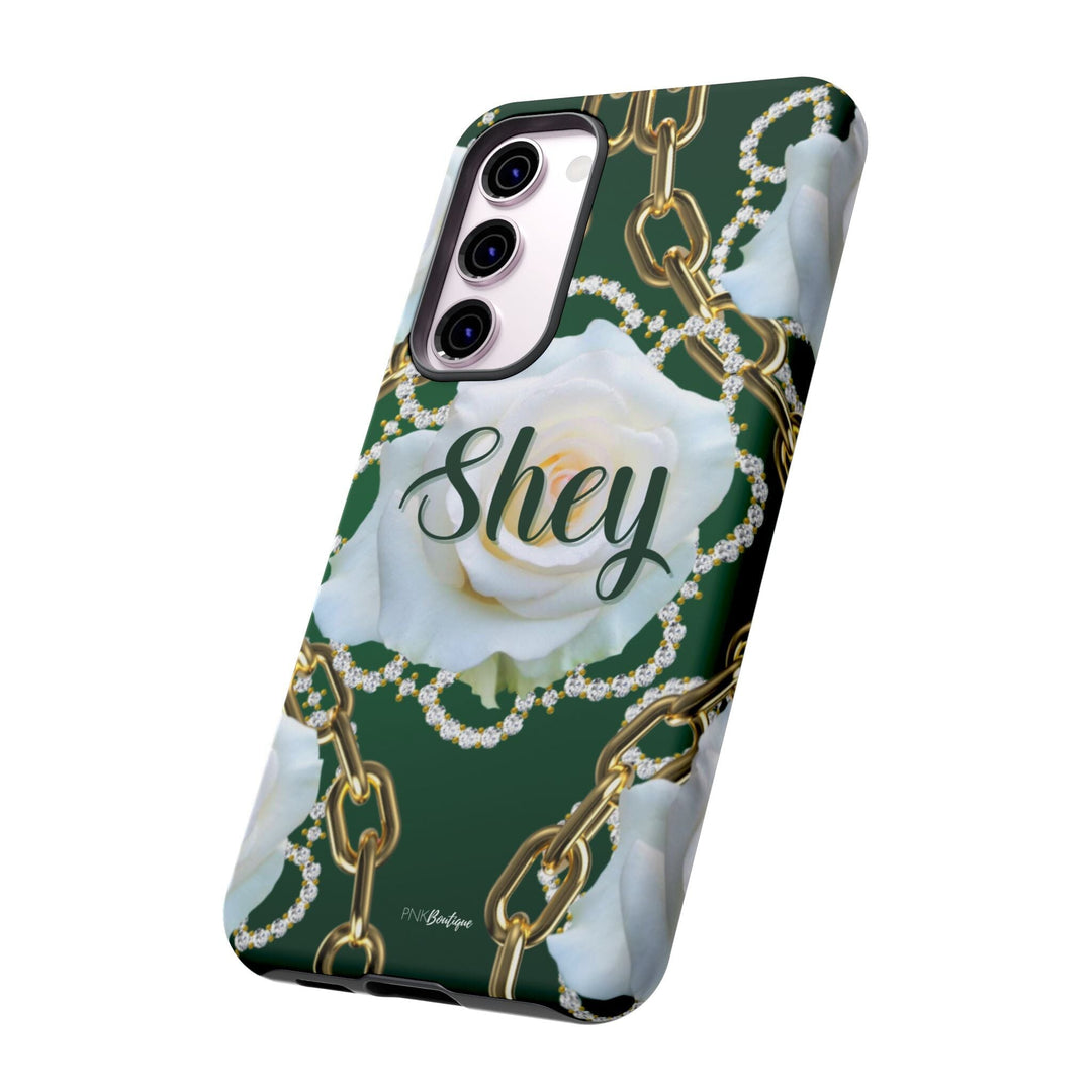 Custom Green and White Links Phone Case