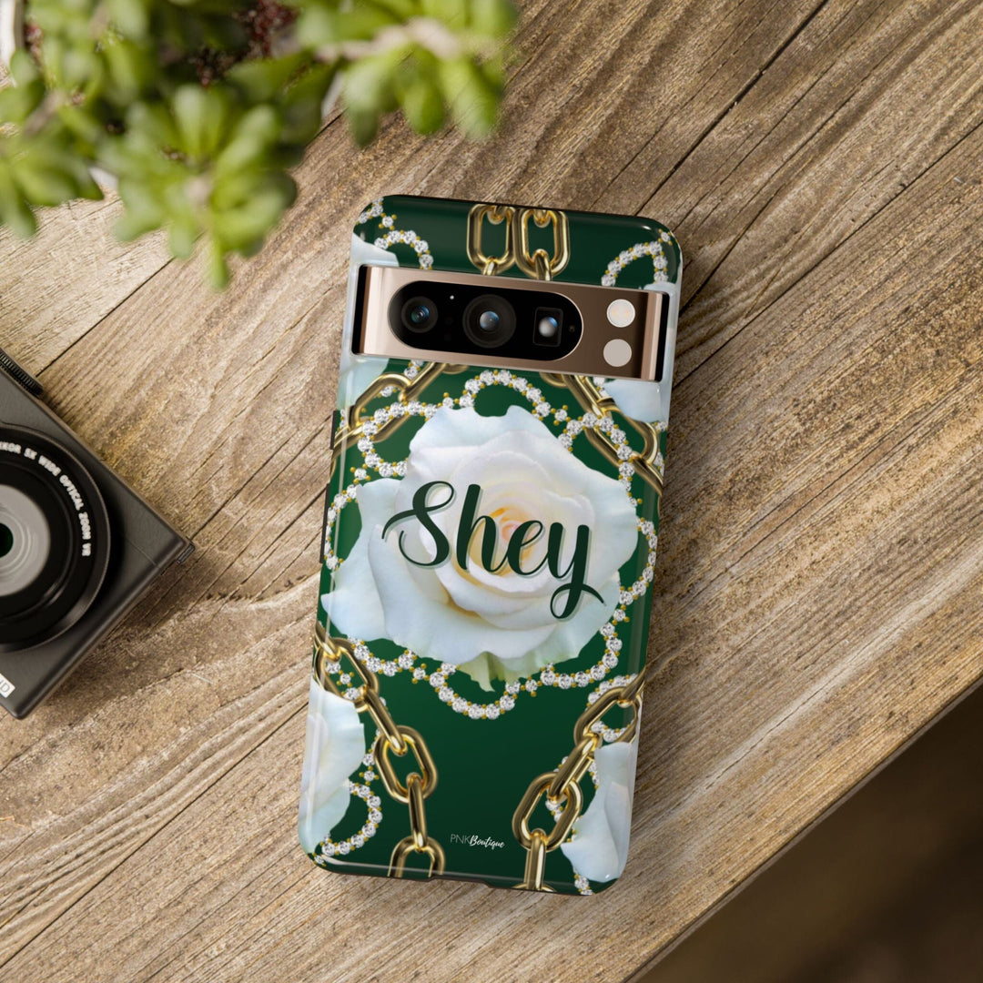 Custom Green and White Links Phone Case