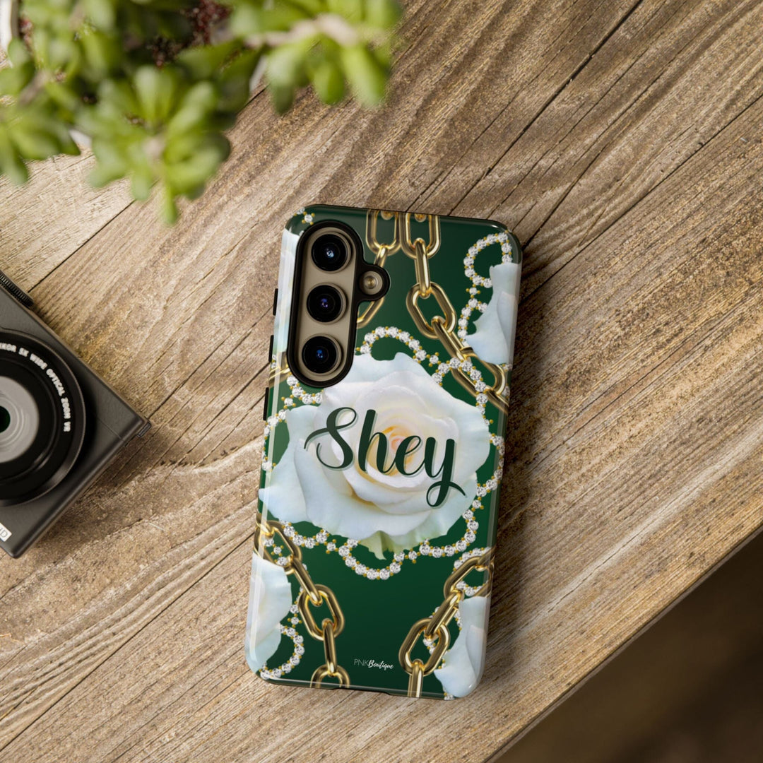 Custom Green and White Links Phone Case