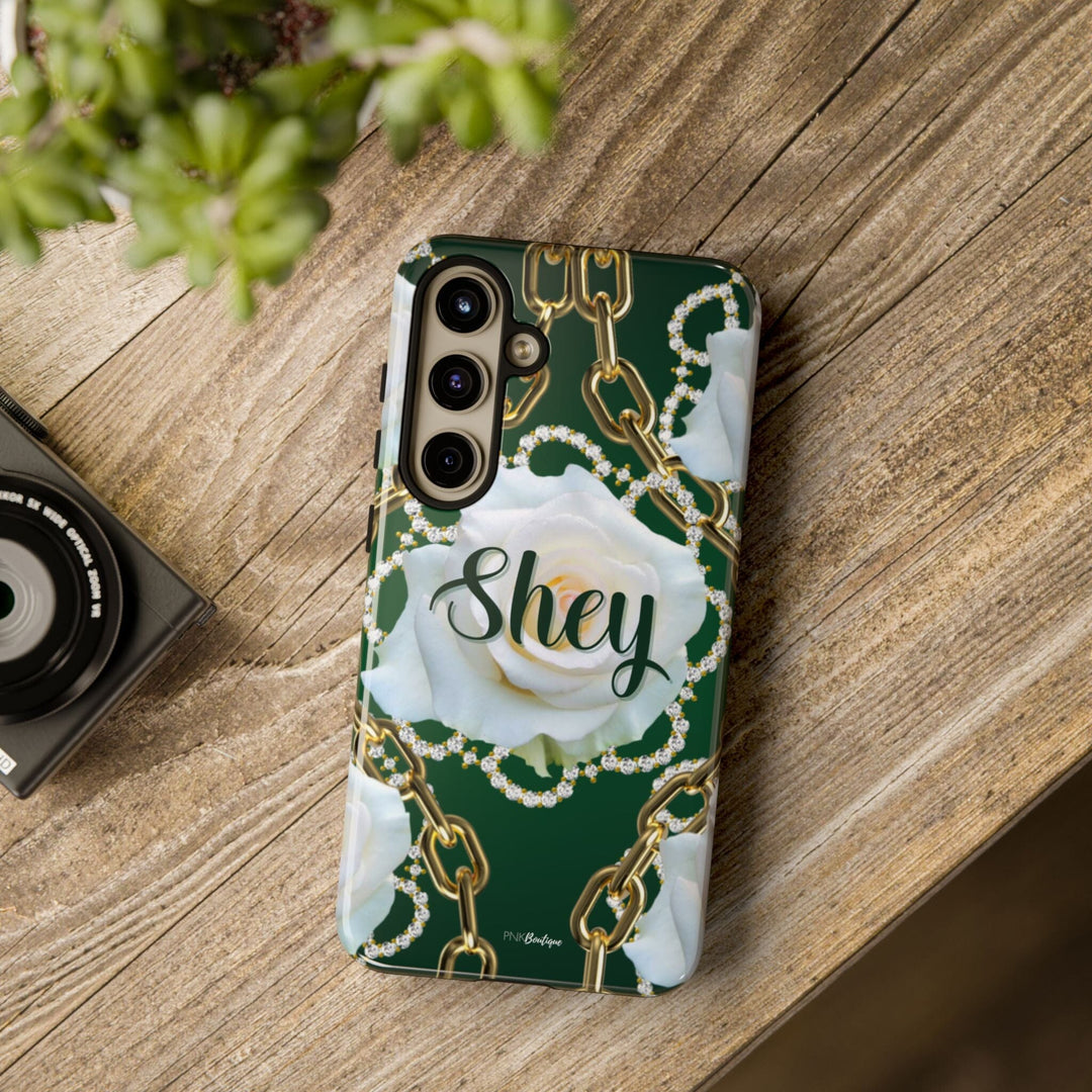 Custom Green and White Links Phone Case