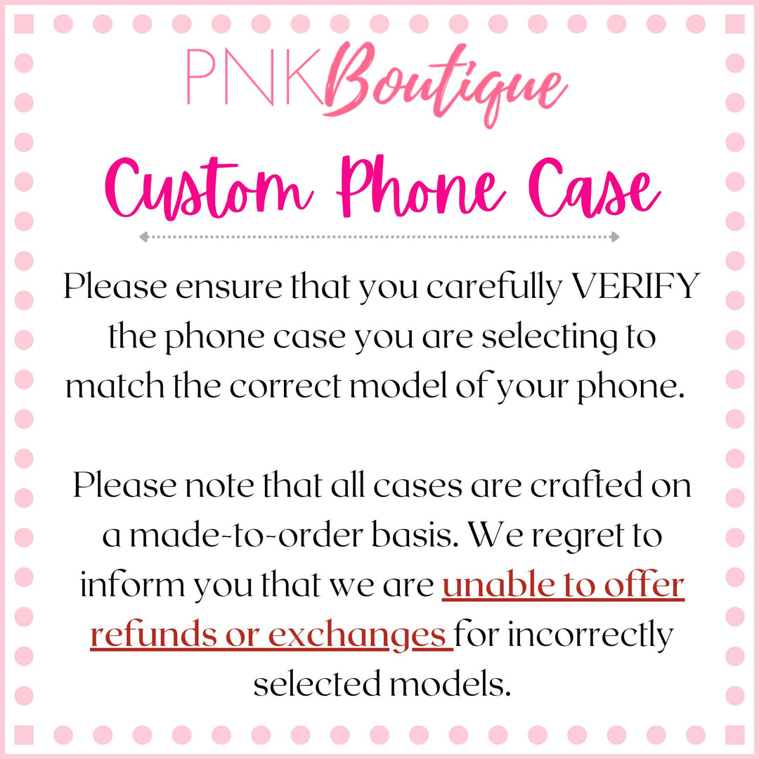 Custom Pink and Gold Crown Tough Phone Case