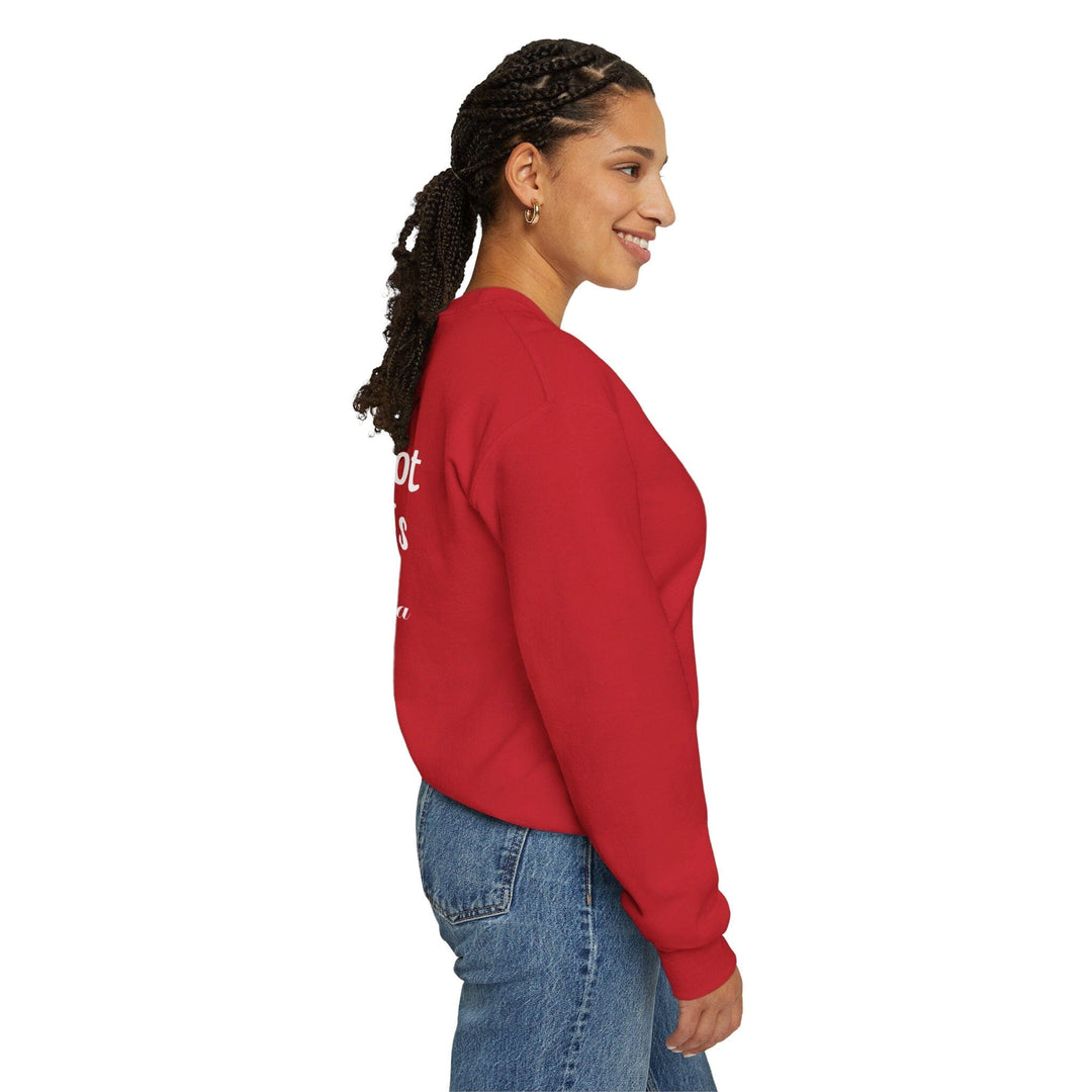 Custom Red and White Homecoming Sweatshirt