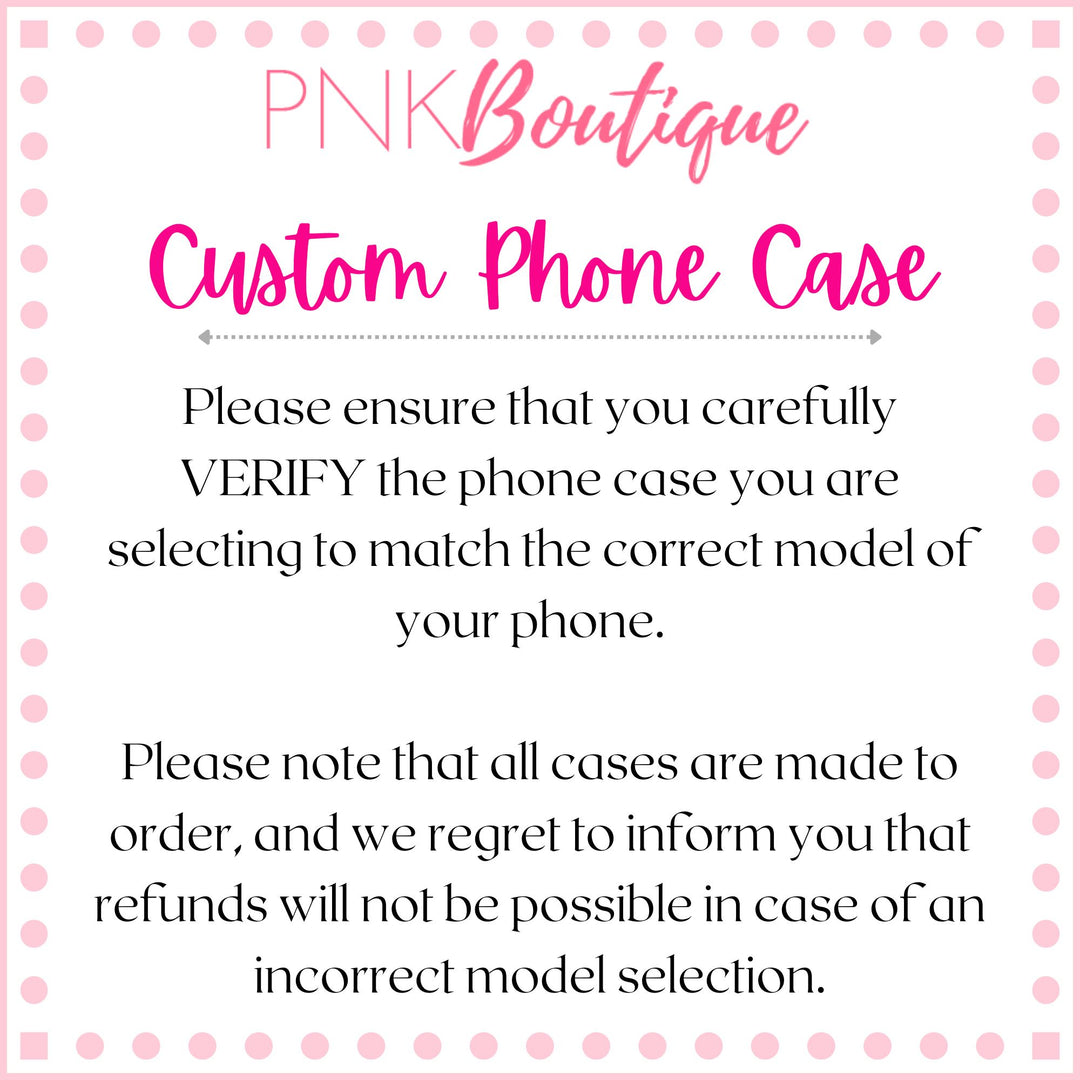 Custom Signature 2 Pink and Green Tough Phone Case