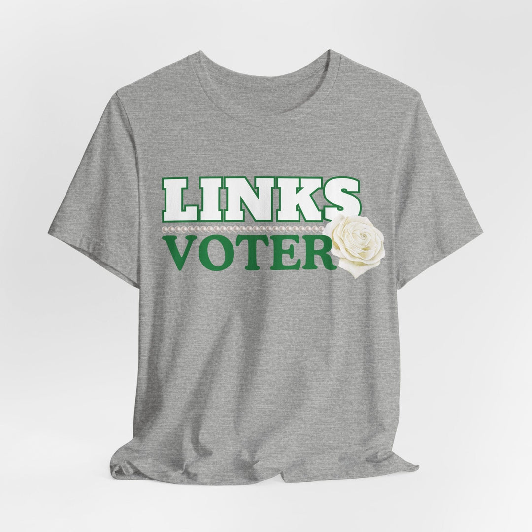 Green and White Links Voter T shirt