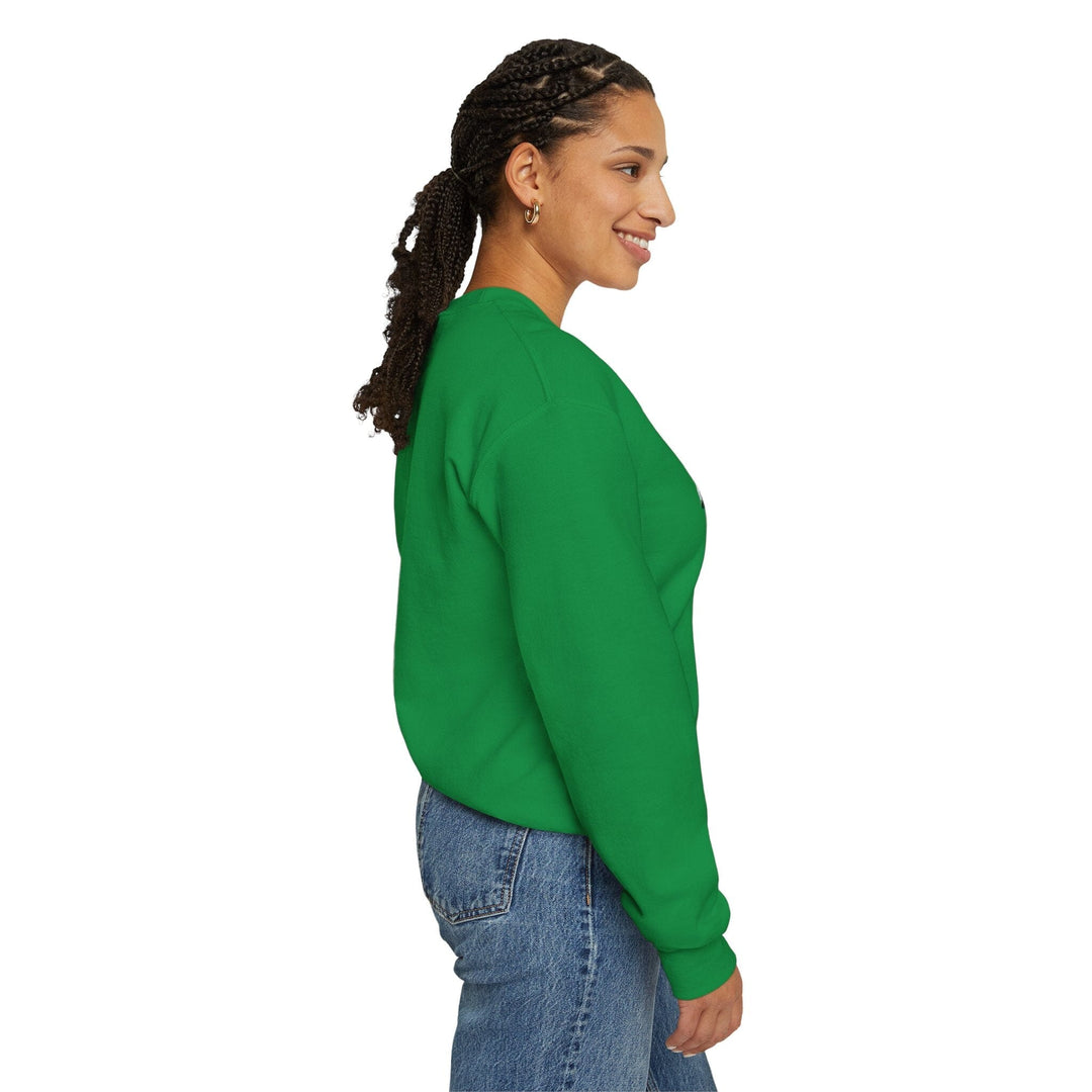 Green and White The Links Vote Crewneck Sweatshirt