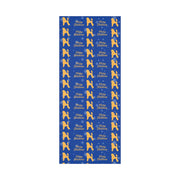 Holiday Blue and Gold Christmas Wrapping Paper