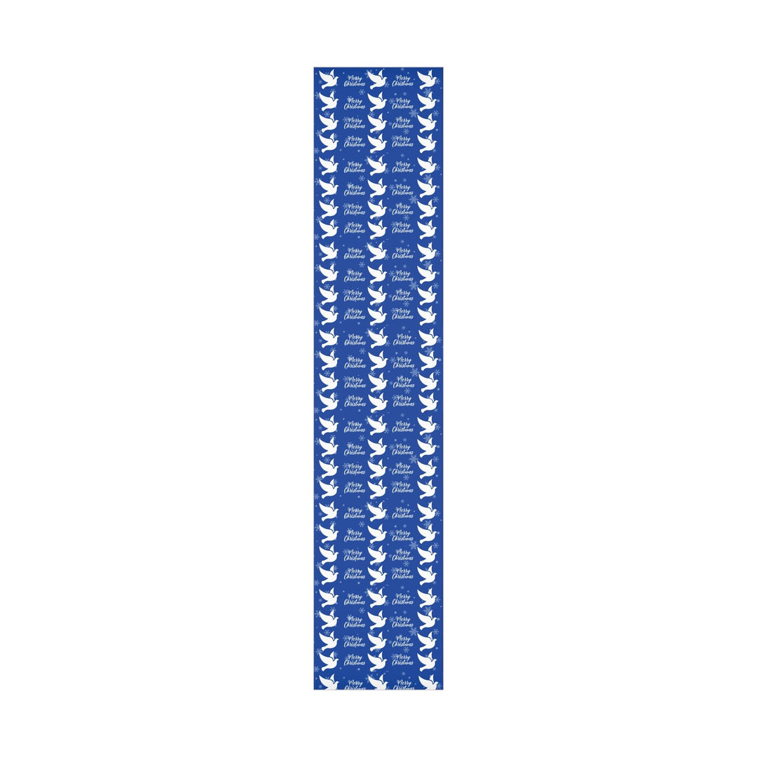 Holiday Blue and White Christmas Wrapping Paper