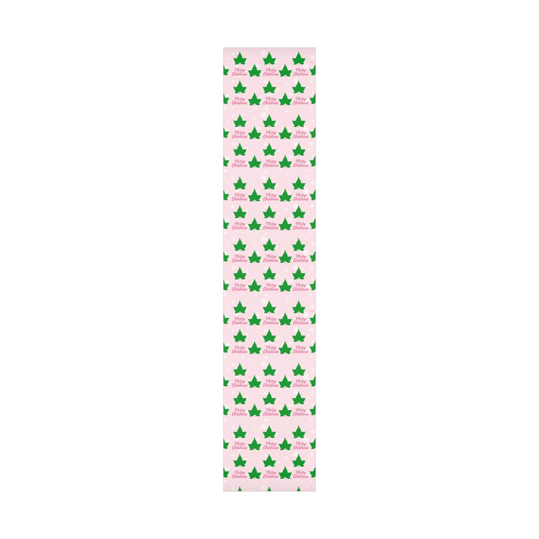 Holiday Pink and Green Christmas Wrapping Paper