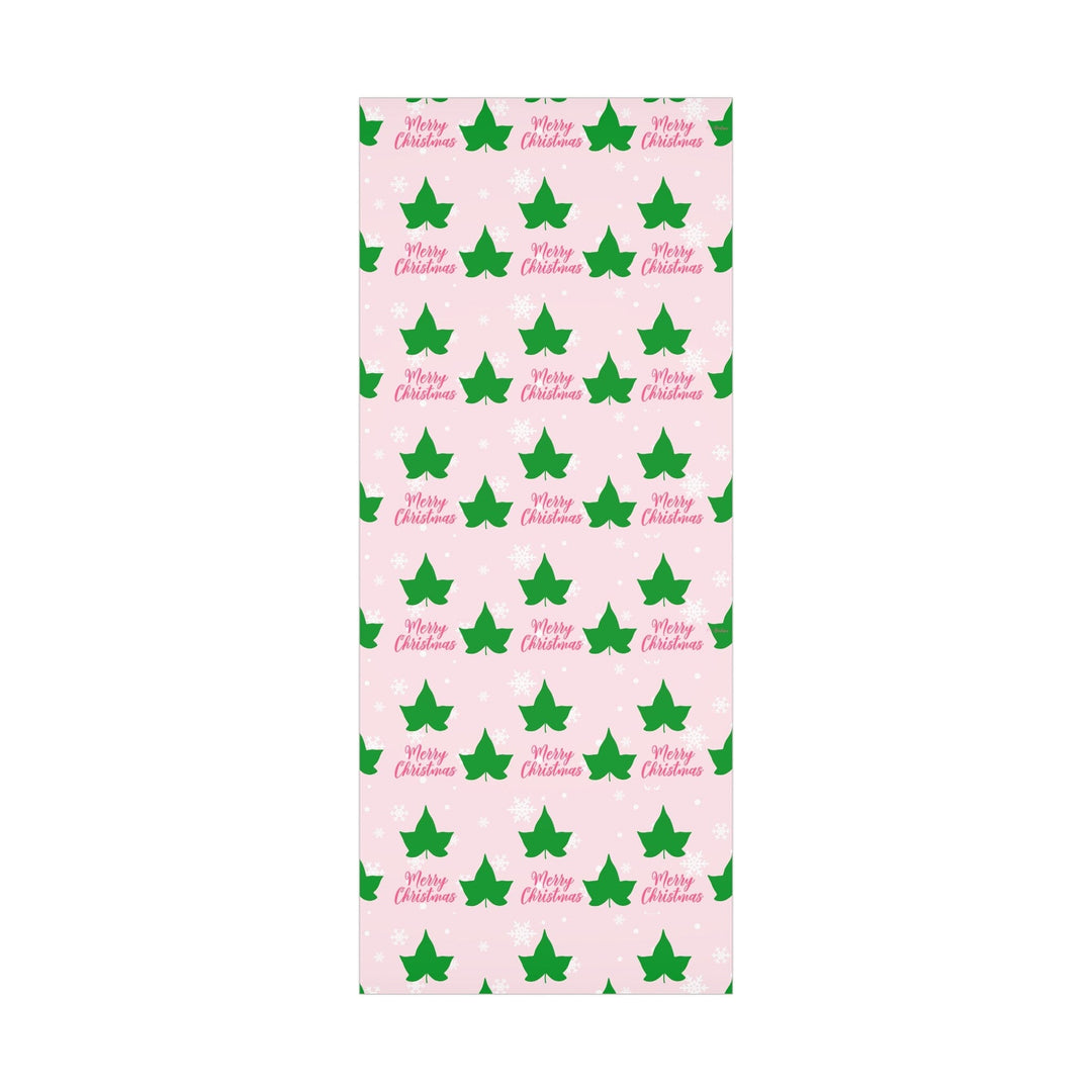 Holiday Pink and Green Christmas Wrapping Paper