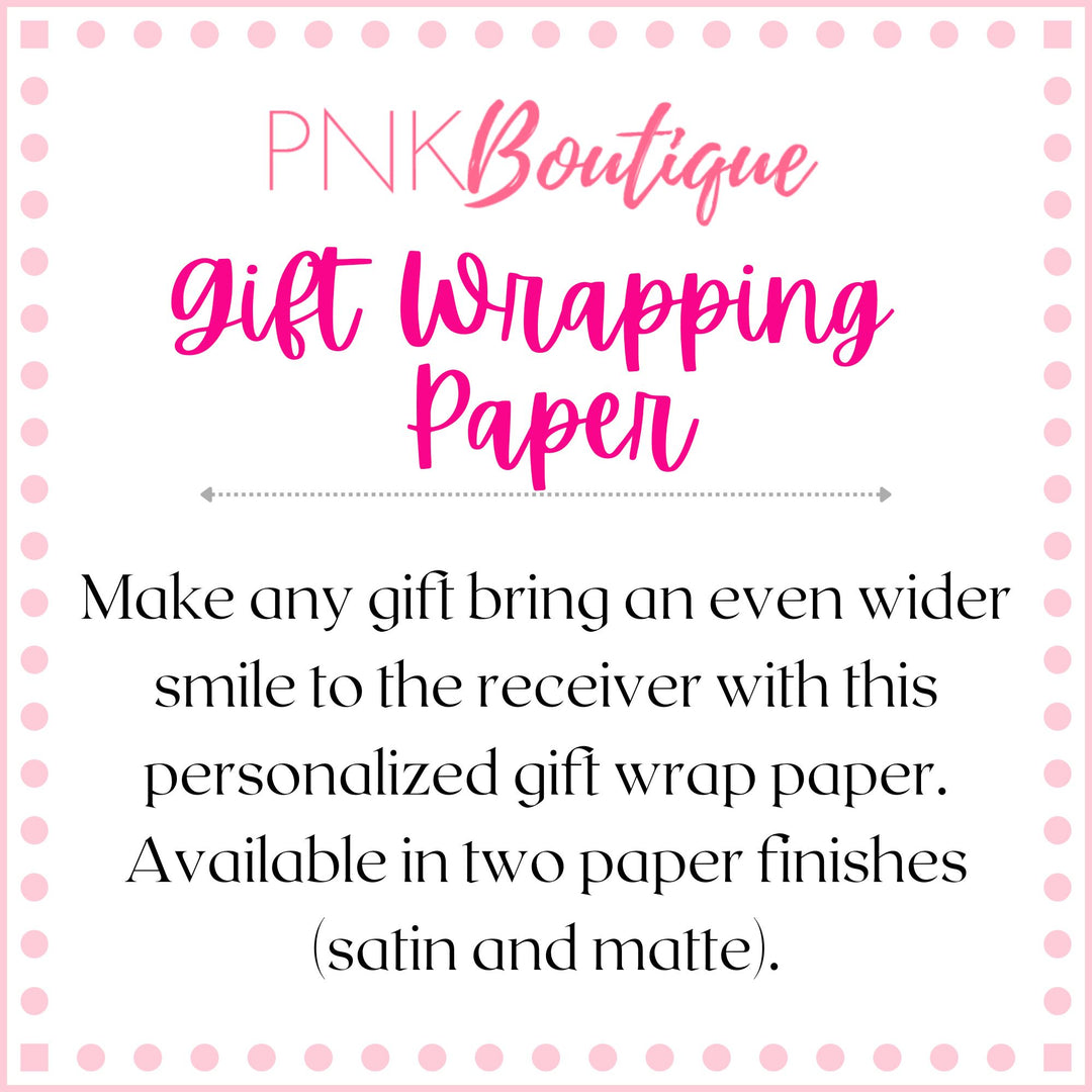 Holiday Pink and Green Christmas Wrapping Paper