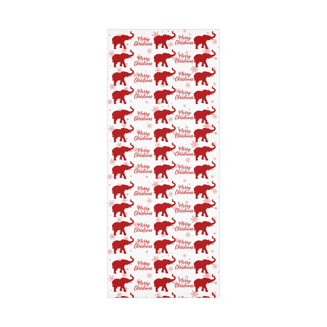 Holiday Red and White Christmas Wrapping Paper