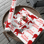 Holiday Red and White Christmas Wrapping Paper